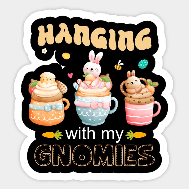Hanging With My Gnomies Easter Day Sticker by NatalitaJK